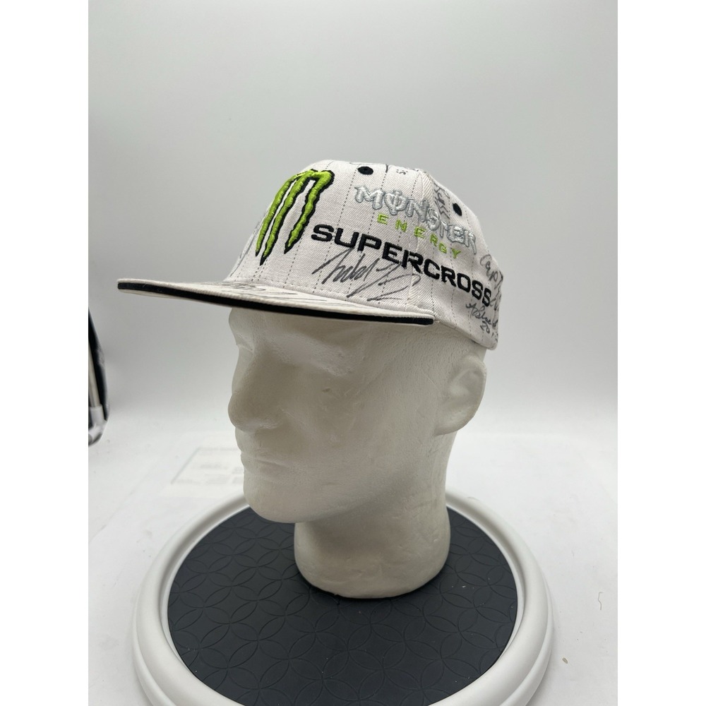 2012 Monster Energy Supercross Multi Signed Autograph Hat Feld Motorsports